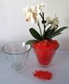 2 stk.Glas. velegnet til mini blomster samt som fyrfadsglas.